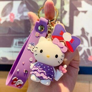 Hello Kitty Collectible Charm Keychain